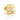 Inel auriu, reglabil, din otel inoxidabil, suflat cu aur 18k, cu perle, Cissy C4