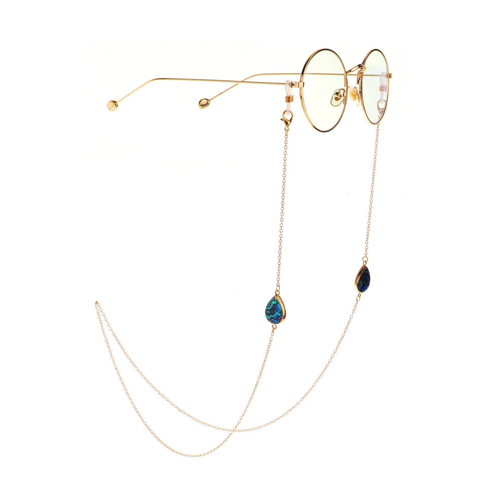 Lant de ochelari, auriu, cu pietre, Severina C5