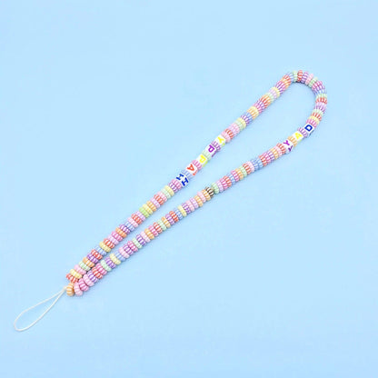 Lant pentru telefon, cu margelute colorate, Parker C4 - Pursehuit.ro