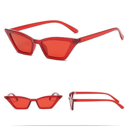 Ochelari de soare, rosii, stil retro, Catarina C5 - Pursehuit.ro