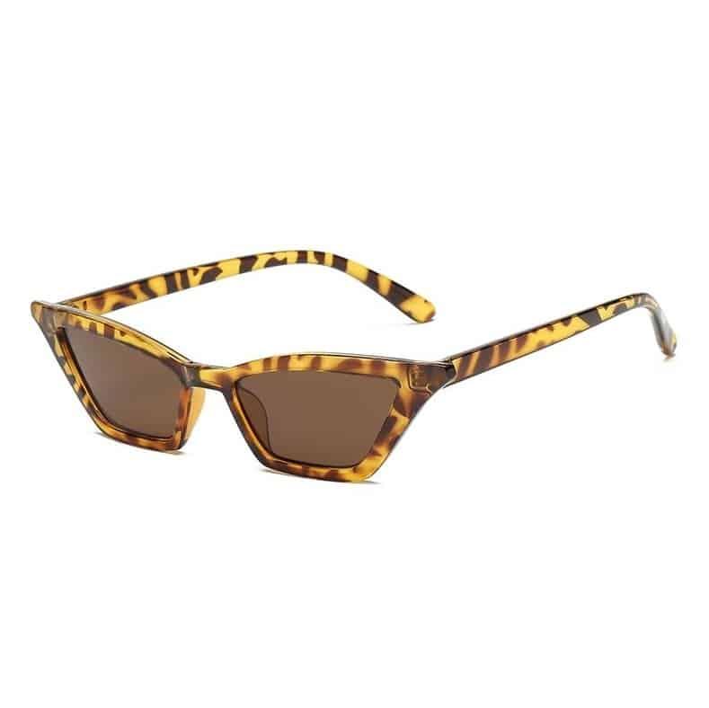 Ochelari de soare, maro, animal print, Caterine C1 - Pursehuit.ro