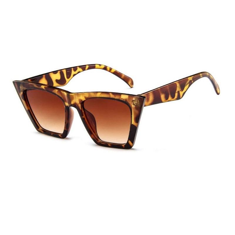 Ochelari de soare, animal print, cat-eye, Sessan C4 - Pursehuit.ro