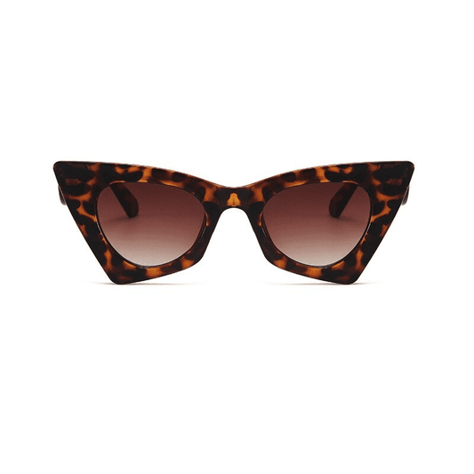 Ochelari de soare, maro, animal print, cat-eye, Herta C7 - Pursehuit.ro