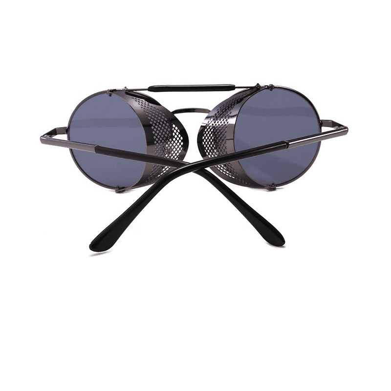 Ochelari de soare, negri, rotunzi, aviator, Ida C7 - Pursehuit.ro