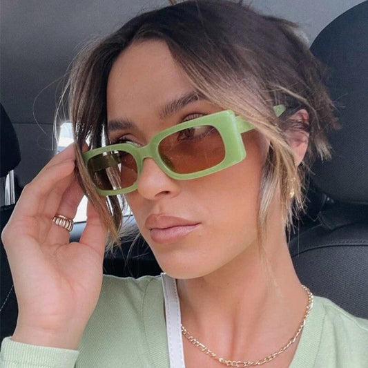 Ochelari de soare, verzi, dreptunghiulari, Arna C2 OUT - Pursehuit.ro