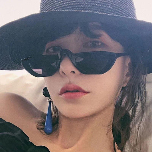 Ochelari de soare, negri, stil retro, Jenika C2 - Pursehuit.ro