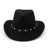 Palarie dama, stil cowboy, neagra, Faia - Pursehuit.ro