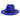 Palarie Fedora, albastra, reglabila, cu accesoriu detasabil, Fanna - Pursehuit.ro
