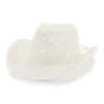 Palarie dama, alba, stil cowboy, de vara, Celia - Pursehuit.ro