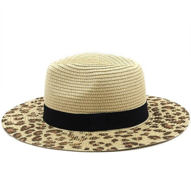 Palarie dama, bej, animal print, de vara, Finja - Pursehuit.ro