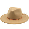 Palarie dama, bej, cu bor lat, Orsa - Pursehuit.ro