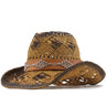 Palarie dama, maro, de vara, stil cowboy, Falka - Pursehuit.ro