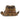 Palarie dama, maro, de vara, stil cowboy, Falka - Pursehuit.ro