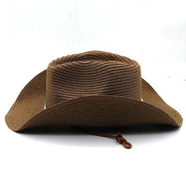 Palarie dama, maro, de vara, stil cowboy, Misha - Pursehuit.ro