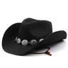 Palarie dama, neagra, de vara, stil cowboy, Moira - Pursehuit.ro