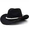 Palarie dama, neagra, stil cowboy, Martha - Pursehuit.ro