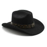 Palarie dama, neagra, stil cowboy, Rabea - Pursehuit.ro