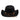 Palarie dama, neagra, stil cowboy, Valerie - Pursehuit.ro