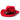 Palarie dama, rosie, stil cowboy, Thala - Pursehuit.ro