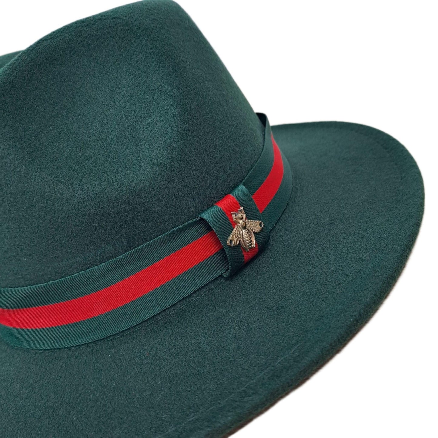 Palarie verde inchis, handmade, reglabila, cu accesoriu detasabil, Sigurd - Pursehuit.ro