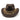 Palarie maro, stil cowboy, reglabila, cu accesoriu detasabil, Soffy - Pursehuit.ro