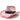 Palarie roz, stil cowboy, de vara, handmade, cu accesoriu detasabil, Skylar - Pursehuit.ro