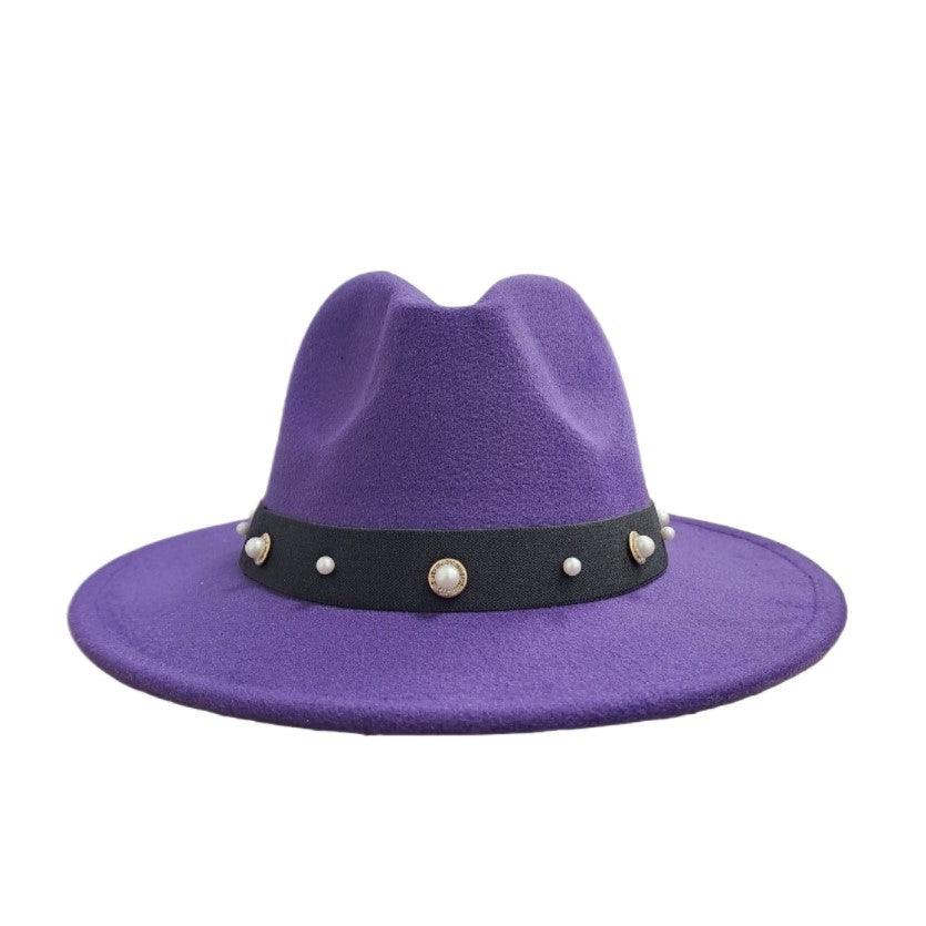 Palarie dama, mov, Juneth - Pursehuit.ro