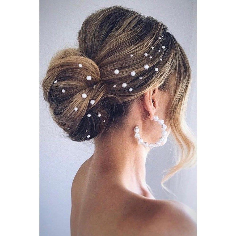 Perle adezive pentru mirese, diverse marimi, albe, Benny C3 - Pursehuit.ro