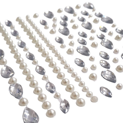 Perle si pietre adezive, pentru par, unghii si fata, Maxine C3 - Pursehuit.ro