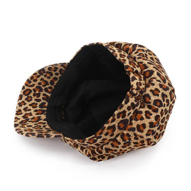 Sapca maro, animal print, Selman - Pursehuit.ro