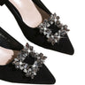 Set 2 brose, argintii, pentru pantofi, cu clips si pietre, Paola C6 - Pursehuit.ro