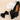 Set 2 brose, negre, pentru pantofi, cu clips, Palne C6 - Pursehuit.ro