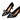 Set 2 brose, negre, pentru pantofi, cu pietre, Pan C6 - Pursehuit.ro